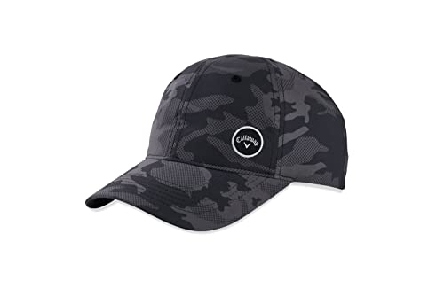 Callaway Golf 2022 Ladies High Tail Adjustable Hat, Adjustable Size, Black Camo Color