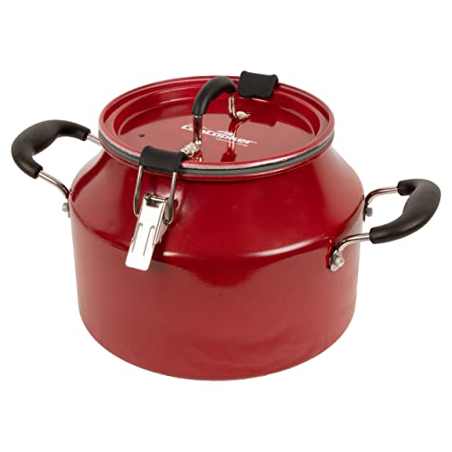 CanCooker Signature Series, 2 Gallon Convection Steam Cooker for Home and Camping- Cherry Red