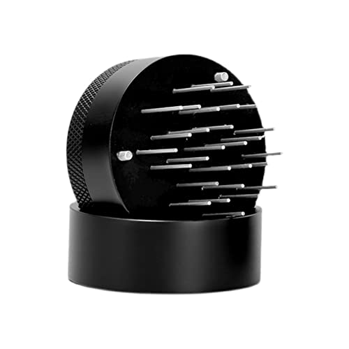 Coffee Needle Distributor, Stainless Steel Needle Coffee Stirrer with Base, Can Set Up to Ensure the Depth of the Same Pressure Pressure at a Time (51MM)