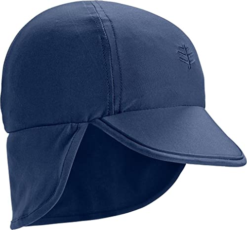 Coolibar UPF 50+ Baby Splashy All Sport Hat - Sun Protective (2T-3T- Navy)