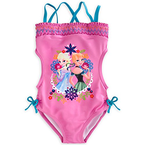 Disney Anna & Elsa Trikini Swimsuit for Girls (7/8)