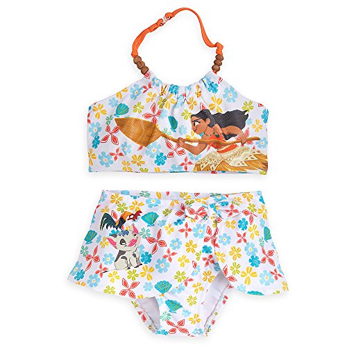 Disney Moana Two-Piece Swimsuit for Girls Size 5/6 458035943159