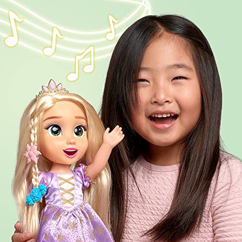 Disney Princess Rapunzel Singing Doll with Glowing Hair & Music! Her Lips Move as She Sings and Talks - Over 15 Phrases!