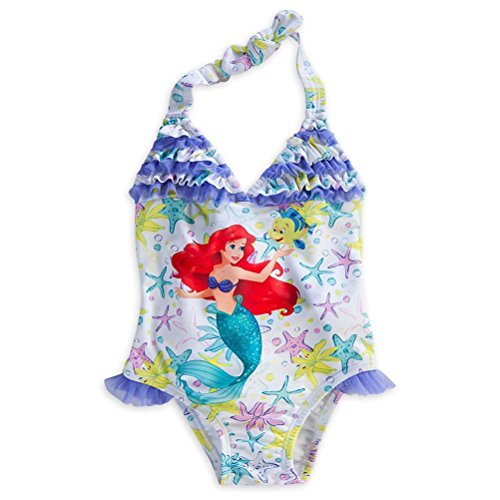 Disney Store Disney Store Princess The Little Mermaid Ariel Little Girl One Piece Swimsuit (7/8)