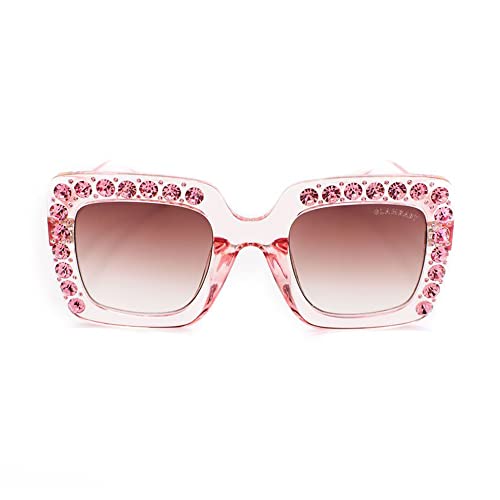 GlamBaby Bella Sunglass - Oversized Sunglasses for Kids - Lightweight Shade Glasses for Kids - Durable Beach Sunglasses for Kids - 100% UVA/UVB Protection - Party Favor Sunglasses for 2-9 Years, Pink, Ages 4mo and up