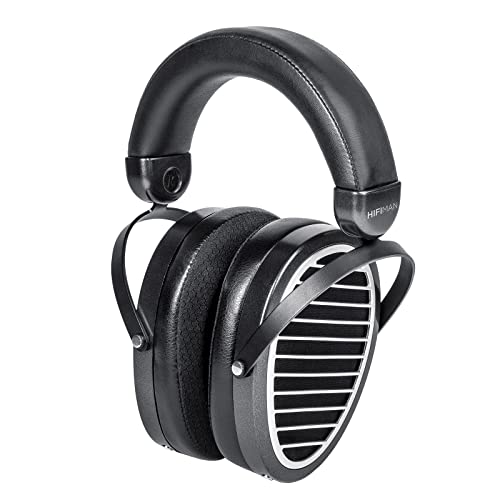 HIFIMAN Edition XS Full-Size Wired Over-Ear Open-Back Planar Magnetic Hi-Fi Headphones with Stealth Magnets Design, Adjustable Headband, Detachable Cable for Audiophiles, Home, Studio-Black