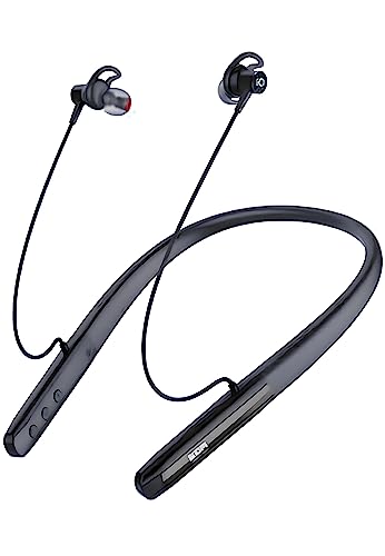 IMMEQA Kdm Bluetooth Headphones Wireless Earbuds with 52Hrs Playtime,Bluetooth 5.3 Headphones Wireless Bluetooth Neckband,IPX7 Waterproof Stereo Earphones with USB-C Fast Charging