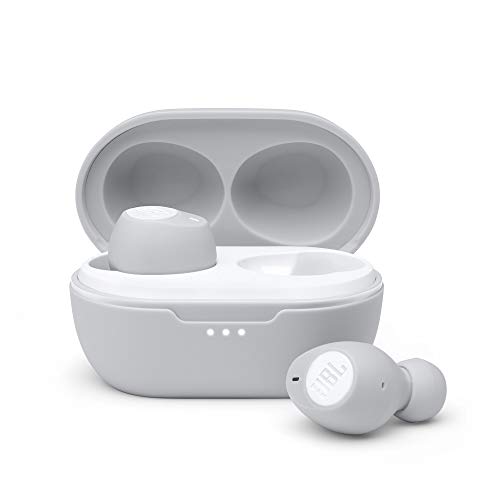 JBL C115 True in Ear Wireless Earbuds with Mic, Jumbo 21 Hours Playtime with Quick Charge, True Bass, Dual Connect, Bluetooth 5.0, Type C and Voice Assistant Support for Mobile Phones (White)