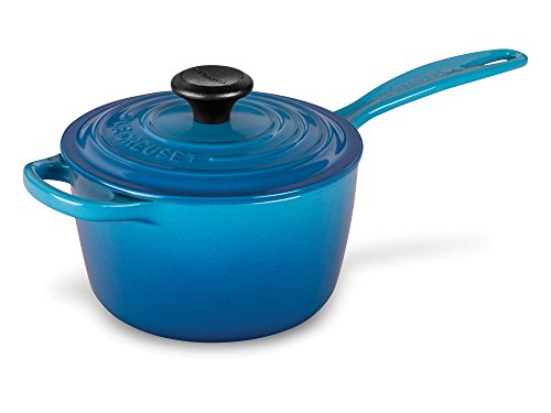 Le Creuset Signature Cast Iron Saucepan, 1-3/4-Quart, Marseille