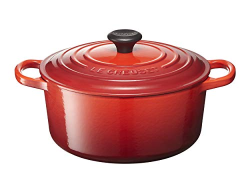 Le Creuset Signature Enameled Cast-Iron 3.5 Quart Round French (Dutch) Oven, Cherry