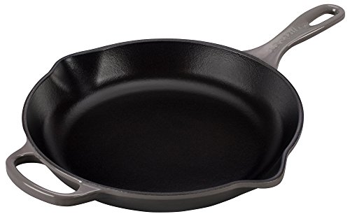 Le Creuset Signature Iron Handle Skillet, 10-1/4-Inch, Oyster