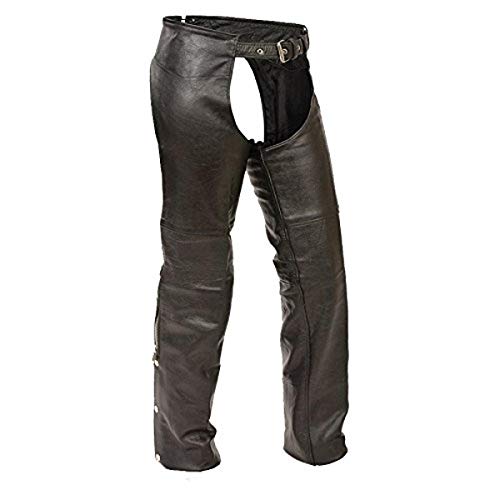 Leather King Chaps (Black, XXX-Large) (Kids)