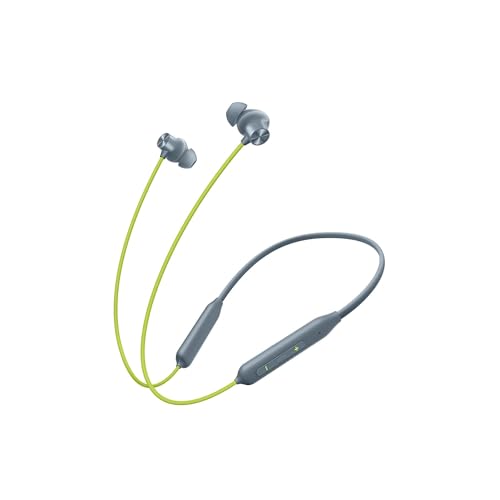 Manvi Electronics OnePlus Bullets Z2 Bluetooth Wireless in Ear Earphones with Mic, Bombastic Bass - 12.4 Mm Drivers, 10 Mins Charge - 20 Hrs Music, 30 Hrs Battery Life (Jazz Green)
