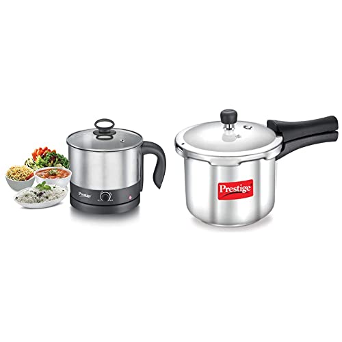 Prestige Induction Base Aluminium, Stainless Steel Multi Cooker And Pressure Cooker