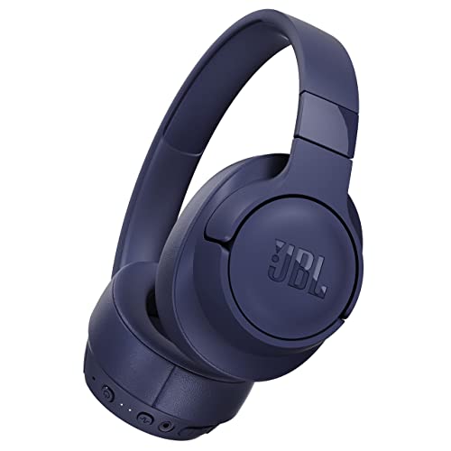 (Refurbished) JBL Tune 760NC, Active Noise Cancellation Wireless Headphones, upto 50 Hrs Playtime, Over Ear Headphone with Mic, Pure Bass, Google Fast Pair, Dual Pairing, AUX & Voice Asst (Blue)
