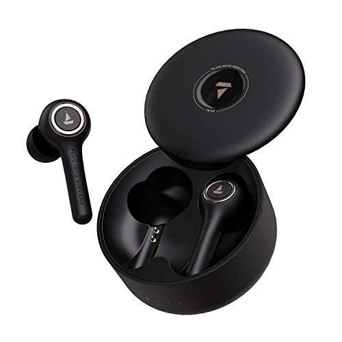 (Refurbished) boAt Airdopes 511V2 Bluetooth Truly Wireless In Ear Earbuds with mic (Active Black)