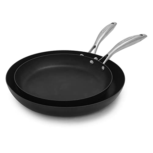 Scanpan PRO IQ 2 Piece Nonstick Fry Pan Set, Black