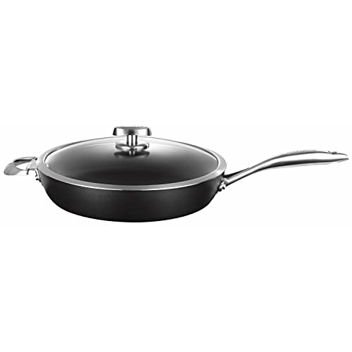 Scanpan PRO IQ Non-Stick Covered Saucepan, 3 Quart, Black