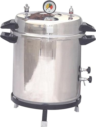 Skybound Autoclave Electric 40 Litres, Aluminium, Seamless, Pressure Cooker Type (14" Dia. X 16" H)