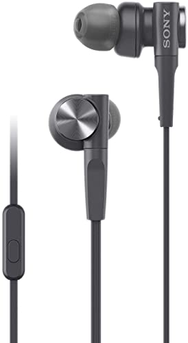 Sony MDR-XB55AP Premium in-Ear Extra Bass Wired Headphones with Mic (Black)