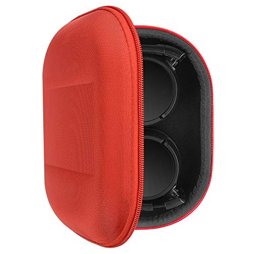 Sony MDR-ZX100, ZX300, ZX310, ZX400, XB200, ZX102DPV Headphone Carrying Case/Bag (Red)
