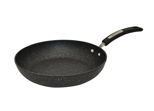 Starfrit The Rock Fry Pan with Bakelite Handle, 11", Dark Gray