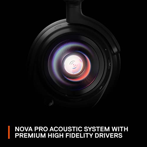 SteelSeries New Arctis Nova Pro Xbox-Multi-System Wired Gaming On Ear Headset-Premium Hi-Fi Drivers-Hi-Res Audio-360° Spatial Audio-GameDAC Gen 2-ESS Sabre Quad-DAC-ClearCast Gen 2 Mic - Xbox X|S, PC