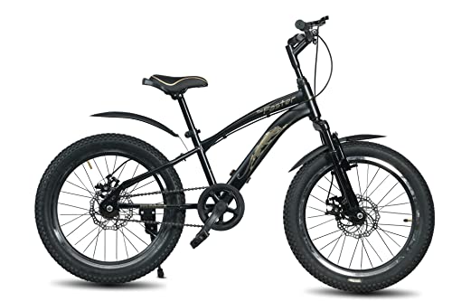 The Faster Jaguar Gold Cycle 24T with (SEMI-Assembled) for Boys and Girls Ideal for Age Group 8-11 Years,Frame: 13 Inches