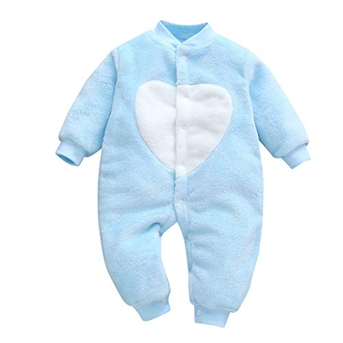 ToodiiIN Jumpsuit for Kids, Newborn Infant Baby Girls Boys Loving Heart Print Romper Clothes
