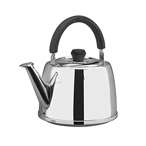 Whistling Tea Kettle, Stainless Steel Stovetop Teapot, with Cool Grip Ergonomic Handle Stovetop Kettle, for Gas Stove, Ceramic Stove, Induction Hob