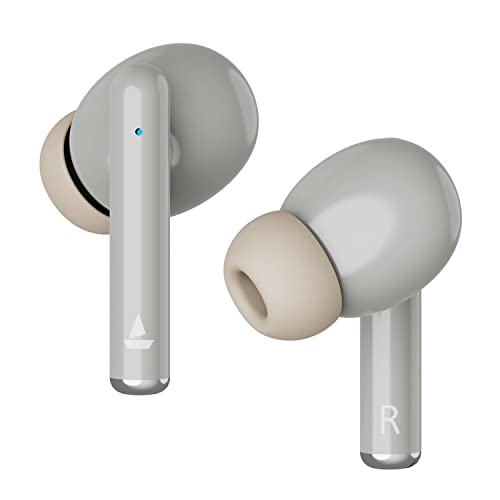boAt Airdopes 111 Bluetooth Truly Wireless in Ear Earbuds with Mic with 13Mm Drivers, ASAP Charge, 28H Playtime, Iwp, Bluetooth V5.1, Easy Touch Controls and Lightweight Build (Sand Pearl)