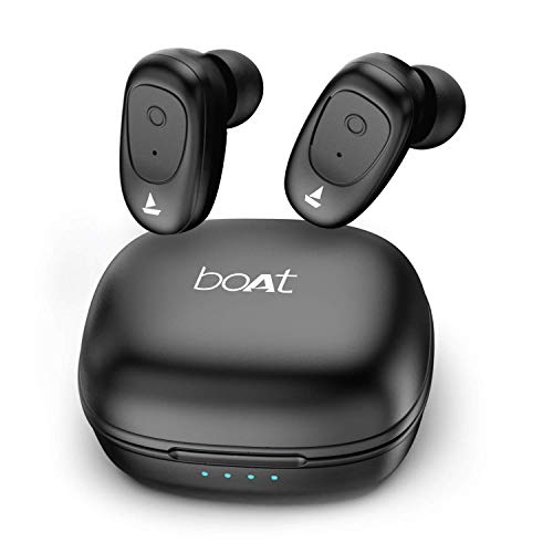 boAt Airdopes Bluetooth Truly Wireless in Ear Earbuds with Mic (Active Black)