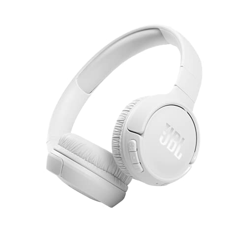 (Refurbished) JBL Tune 510BT, On Ear Wireless Headphones with Mic, up to 40 Hours Playtime, JBL Pure Bass, Quick Charging, Dual Pairing, Bluetooth 5.0 & Voice Assistant Support for Mobile Phones (White)