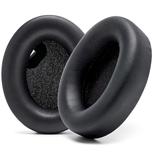 WC Wicked Cushions Replacement Ear Pads for Sony WH1000XM4 Over-Ear Headphones - Soft PU Leather Cushions, Luxurious Noise Isolating Memory Foam, Added Thickness | Black