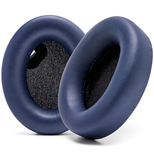 WC Wicked Cushions Replacement Ear Pads for Sony WH1000XM4 Over-Ear Headphones - Soft PU Leather Cushions, Luxurious Noise Isolating Memory Foam, Added Thickness | Blue