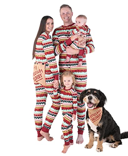Lazy One Flapjacks, Matching Christmas Pajamas for the Dog, Baby & Kids, Teens, and Adults, Special Delivery Flapjack Onesie, X-Large