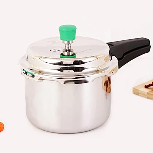 The Indus Valley Triply Stainless Steel Pressure Cooker Outer Lid | Small, 3Ltr, 1.8kg | Induction friendly | ISI-Certified, Nonstick 3-Layer Body, 100% Pure & Toxin-free, 5 Years Warranty