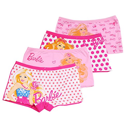 2-8 Years Girl's Pincess Boyshort Panties Toddler Character Underwear 5 Pack