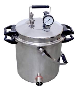 AIE AUTOCLAVE COOKER TYPE - 22 LITERS (Stainless Steel - 304 Grade)