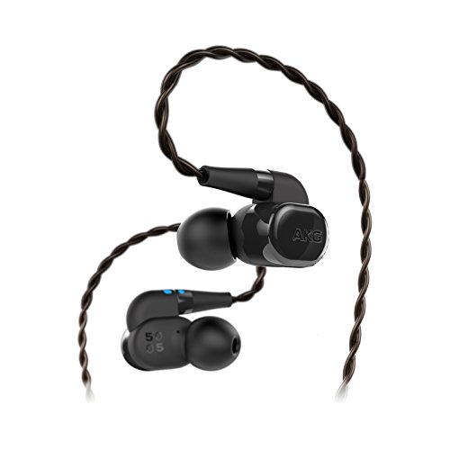 AKG N5005 Reference Class 5-Driver Configuration in-Ear Headphones with Customizable Sound (US Version), Black - GP-N505HAHHAAA