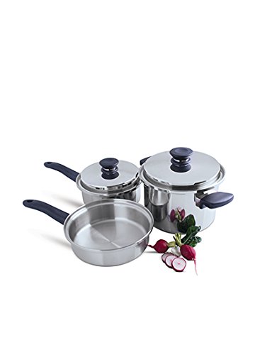 Amway Stainless Steel Cookware Set, Silver, , Pack Of 1