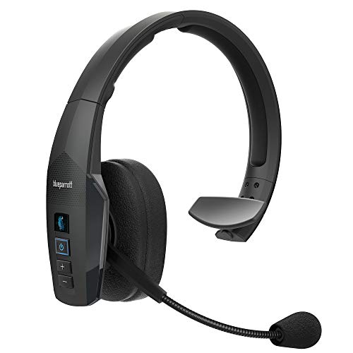 BlueParrott B450-XT MS Noise Cancelling Bluetooth Headset – Hands-Free Wireless Headset Programmed with Access to Microsoft Teams Walkie Talkie – Long Wireless Range, 24+ Hrs of Talk Time, IP54-Rated