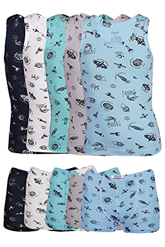 Boy Underwear Set ( Colorful 5 set ) (TURQUOISE, 2 YEARS), Turquoise, 2T