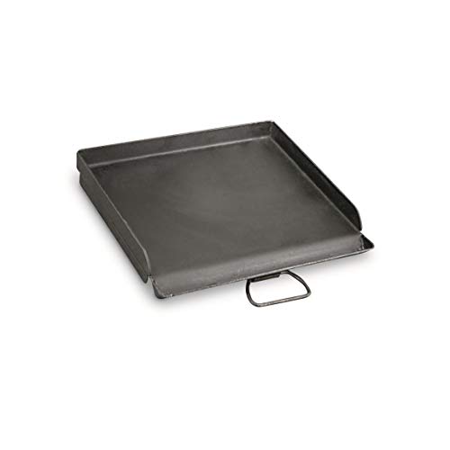 Camp Chef SG30 Professional Steel Fry Flat Top Griddle, Pre-Seasoned - Fits All Blue Flame Stoves (single burner)