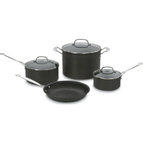 Cuisinart 66-7 Chef's Classic Nonstick Hard-Anodized 7-Piece Cookware Set
