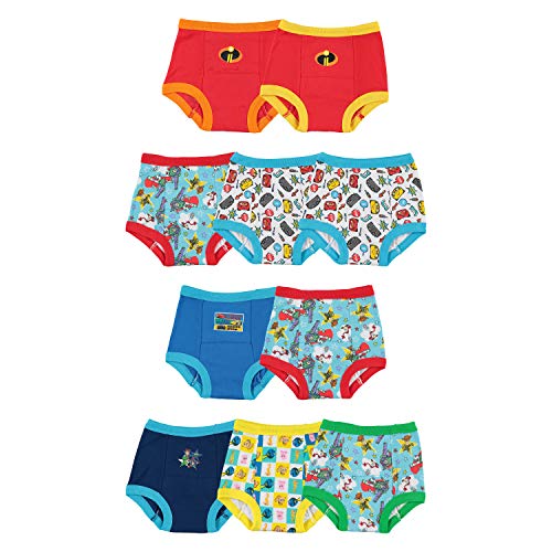 Disney Baby Toddler Boy Potty Training Pant Multipacks, Pixar TB 10pk, 3T