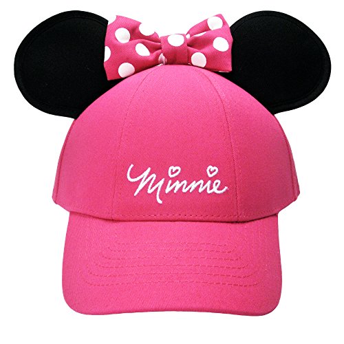 Disney Kid's Cotton Cap With Mickey Or Minnie Mouse Ears (00-T8Q2RX-_Pink)