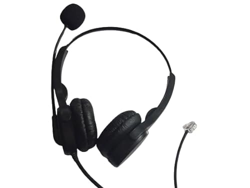 Headset/Headphone for yealink IP Phone T19E2, T19PE2, T21E2, T21PE2, T23G, T23P, T30, T30P, T31, T31G, T31P, T33G, T33P, T40G, T40P, W52P, W56P, W60B, W52H, W53H, W56H, W59R