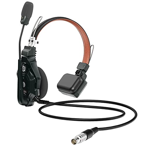 Hollyland Solidcom C1 Pro Wired Headset for HUB, Single-Ear Full-Duplex Intercom Headset, 1 Pack