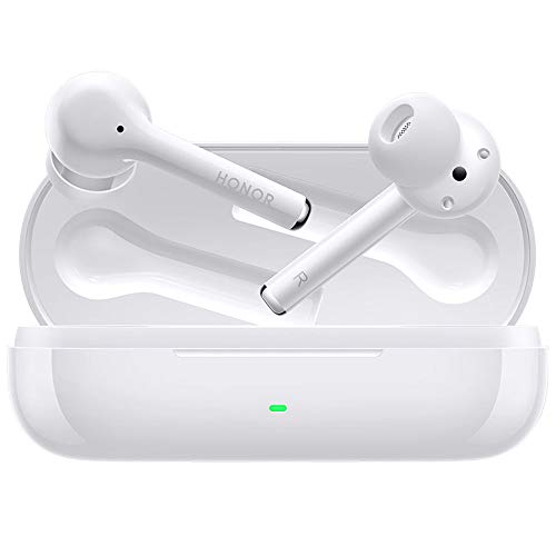 Honor Magic Earbuds, Honor Wireless Bluetooth Earphone Waterproof Sports Earphones for iOS Android Bluetooth-Enabled Device with Case (White)